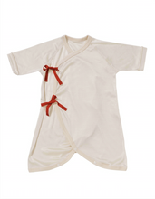 画像をギャラリービューアに読み込む, シルク100%新生児コンビ肌着