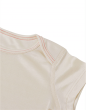 画像をギャラリービューアに読み込む, シルク100%半袖ロンパース