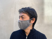 画像をギャラリービューアに読み込む, 洗濯機で洗えるシルクマスクtamamonoLシルバー