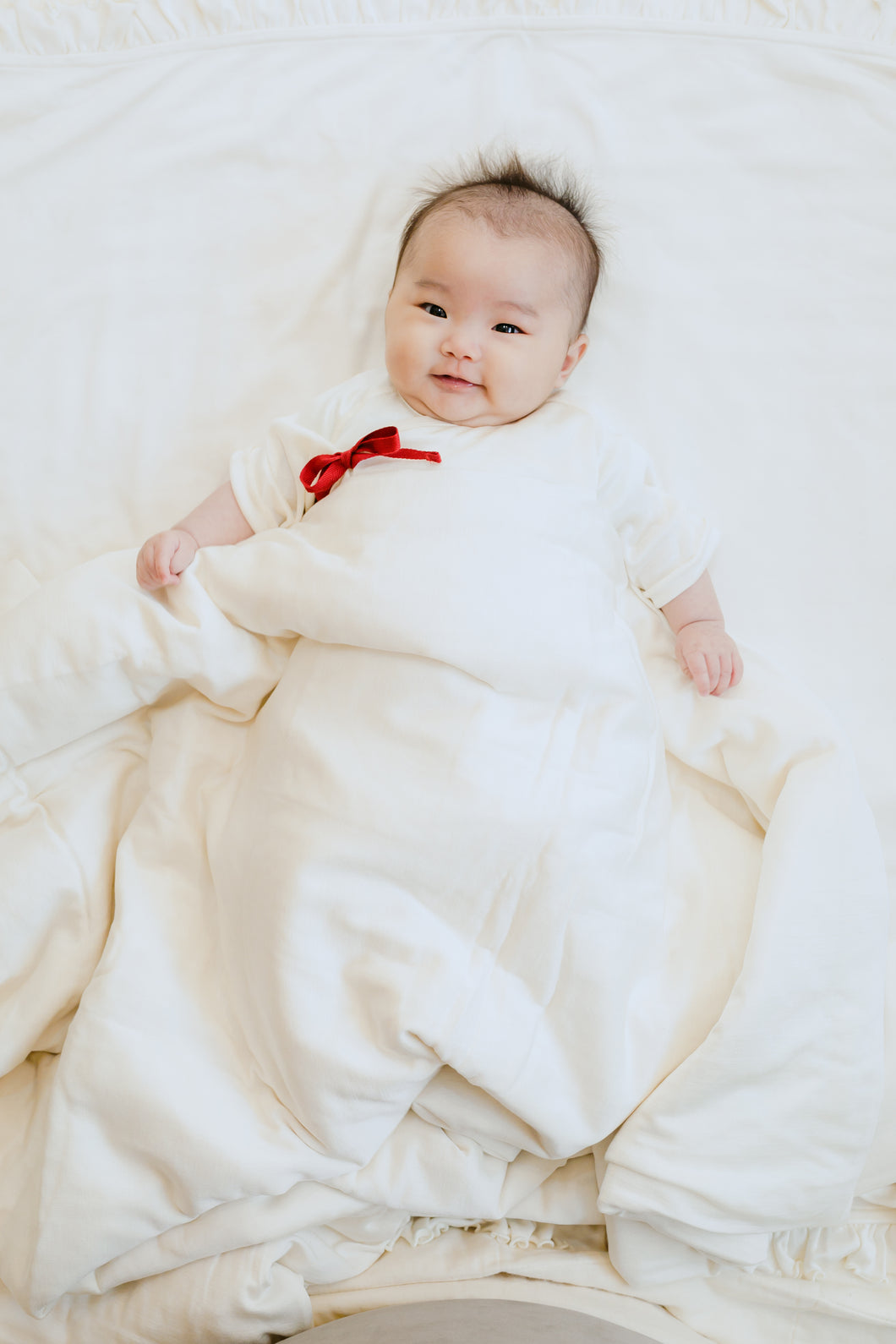 シルク真綿ベビー布団&洗濯機で洗えるシルクおくるみセット＜出産お祝いギフト＞